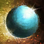 Mini-orbe bleu mystique