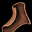 Tige de bottes de cuir grossier