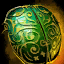 Carapace de scarabée doré