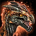 Mini-petit raptor de feu