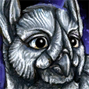 Mini-petit griffon en argent