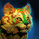 Mini-petit tigris vert