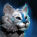 Mini-petit tigris bleu