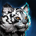 Mini-petit tigris blanc