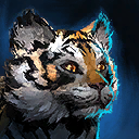 Mini-petit tigris roux