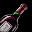 Bouteille de vin rouge du Blanc-Manteau