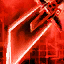 Apparence de dague d'assassin cramoisie