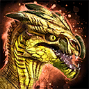Mini-petit raptor jaune
